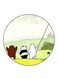 We Bare Bears Printed Fridge Magnet Round Multicolour