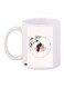 Anime Girl Printed Coffee Mug White/Green/Brown