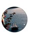 Ship Printed Fridge Magnet Blue/Red/Grey 5.5cm
