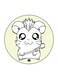 Cartoon Printed Fridge Magnet Multicolour 5.5 x 5.5cm