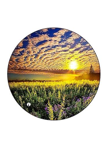 Sunset Printed Fridge Magnet Multicolour 5.5 x 5.5cm