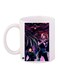 Cartoon Printed Coffee Mug White/Purple/Black 11ounce