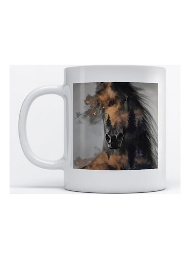 Mug The Horse for Coffee and Tea White