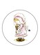 Girl Printed Fridge Magnet Multicolour