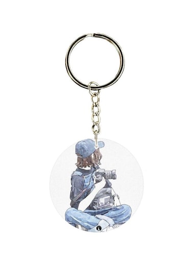 Cartoon Printed Keychain