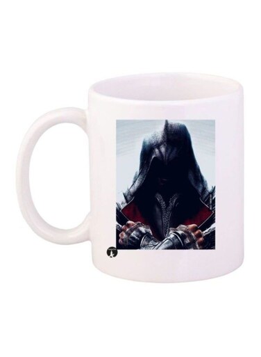 Assassin's Creed Printed Coffee Mug White/Black/Grey