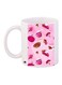 Pastry Printed Coffee Mug White/Pink/Brown 11ounce