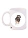 Animated Girl Printed Coffee Mug White/Brown/Beige 11ounce