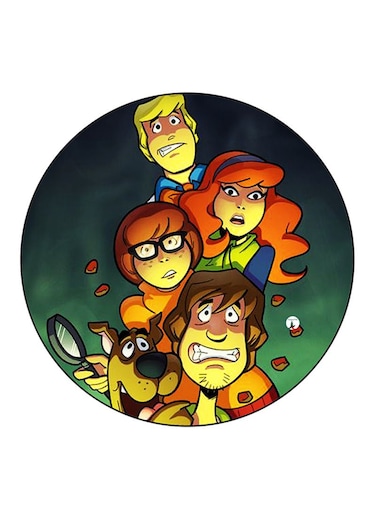 Scoopy Doo Printed Fridge Magnet Round Multicolour