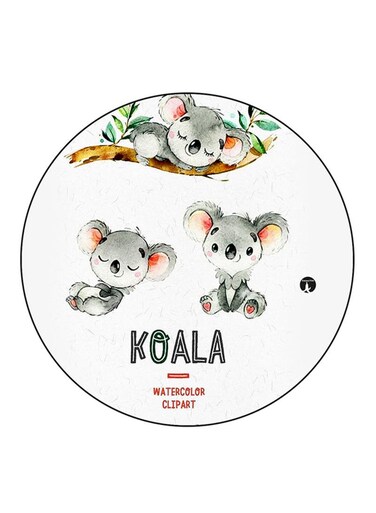 Koala Printed Fridge Magnet Multicolour