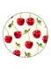 Cheeries Printed Fridge Magnet Round Multicolour
