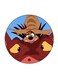 Disney Character Printed Fridge Magnet Multicolour