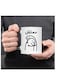 Arabic Proverb Doodle Ceramic Coffee Mug - "Don't Worry" Novelty 11oz Cup, Funny Arabic Drinkware, Ideal for Beverages, Muslim Gift, Unique Mug for Family, Friends, Sister,