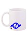 Digimon Printed Mug White/Blue