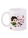 Hunter X Hunter Anime Printed Coffee Mug White/Green/Pink 12ounce