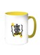 Proverbs And Sayings Printed Coffee Mug White/Yellow 11ounce