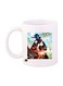 Sonic Video Game Printed Mug White/Blue/Green 11onuse