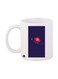 Planet Printed Mug White/Purple/Red Standard Size