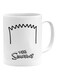 Hairs Of Bart Simpson Printed Coffee Mug White/Black