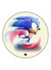 Sonic Printed Fridge Magnet Blue/k/White