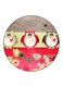 Owls Printed Fridge Magnet Multicolour