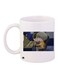 Cartoon Printed Coffee Mug White/Blue/Grey 11ounce