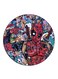 Deadpool Printed Fridge Magnet Round Multicolour
