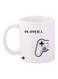 Game Controller Printed Mug White/Black Standard Size