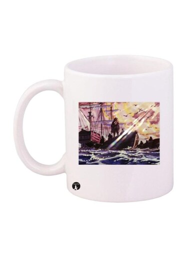 Jazeerat Al Kanz Printed Mug Multicolour Standard Size