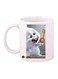 Cute Rabbit Printed Coffee Mug White/Orange