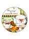 Food Printed Fridge Magnet Multicolour