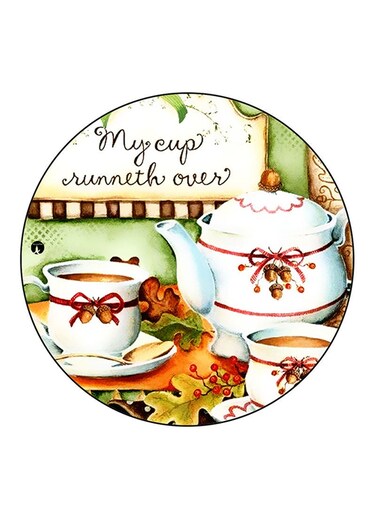 Food Printed Fridge Magnet Multicolour