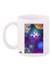 Space Printed Coffee Mug White/Purple/Blue