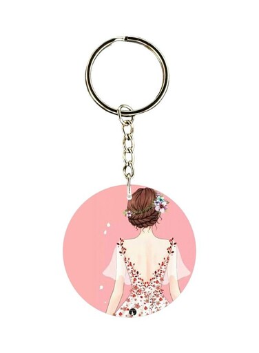 Human Figure Printed Keychain