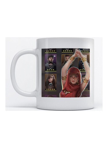 Mug Invasion Game For Coffee And Tea White