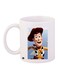 Sheriff Woody Printed Coffee Mug White/Brown/Yellow 11ounce