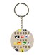The Super Mario Video Game Double Side Printed Keychain