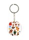 Cartoon Printed Keychain