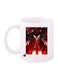 Game Sonic Character Printed Mug White/Red/Black Standard Size