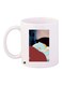 Cartoon Girl Printed Coffee Mug White/Brown/Black