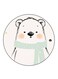 Bear Printed Fridge Magnet Multicolour