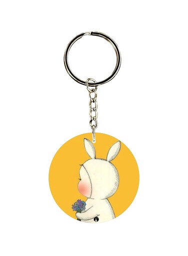 Double Sided Child Printed Keychain