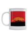 Dead Game Printed Ceramic Mug White/Red/Black 350ml