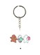 Animal Printed Dual Sided Keychain