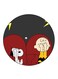 Snoopy Printed Fridge Magnet Round Multicolour