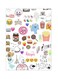 Random Things Metal Plate Poster Multicolour 15x20cm