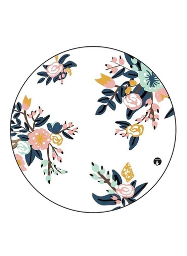 Flowers Printed Fridge Magnet Multicolour