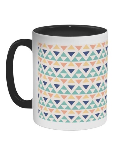 Ramadan Decoration Printed Coffee Mug White/Black/Blue 325ml