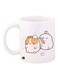 Rabbit Printed Mug White/Orange/Brown Standard Size