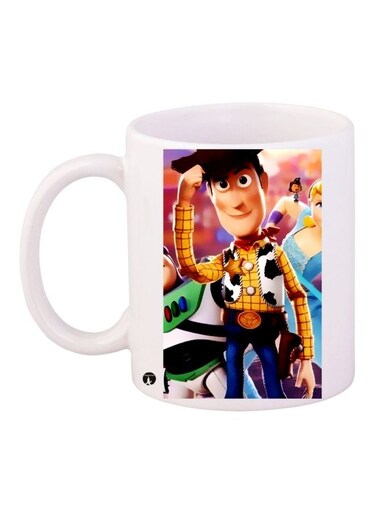 Toy Story Printed Coffee Mug White/Yellow/Blue 11ounce